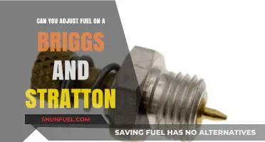 How to Adjust Fuel on a Briggs and Stratton Engine