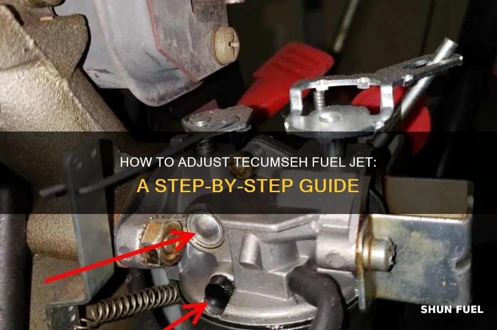 can you adjust the tecumseh fuel jet