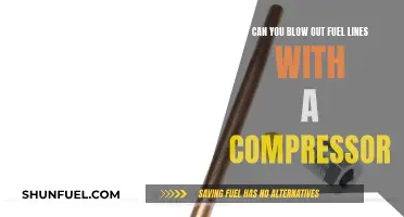 Using an Air Compressor to Clear Fuel Lines Safely