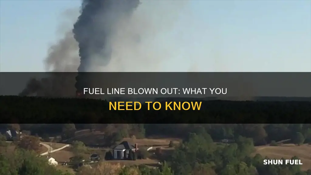can you blow out fuel lines