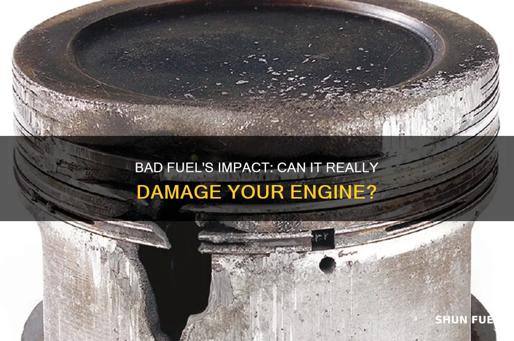 can you blow your motor with bad fuel