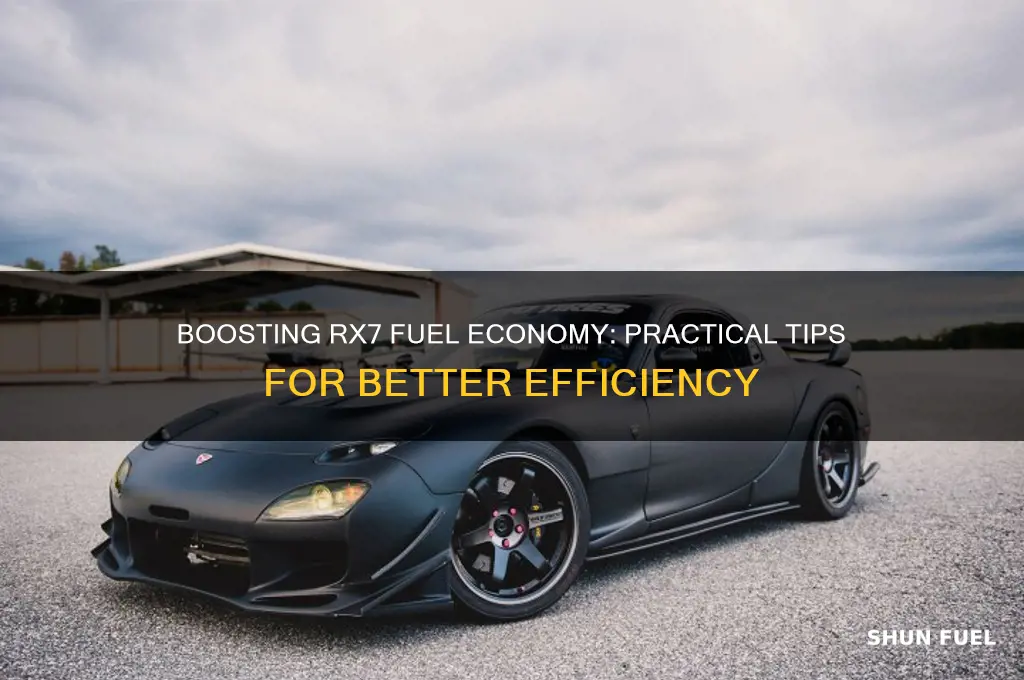 can you boost the fuel economy on a rx7