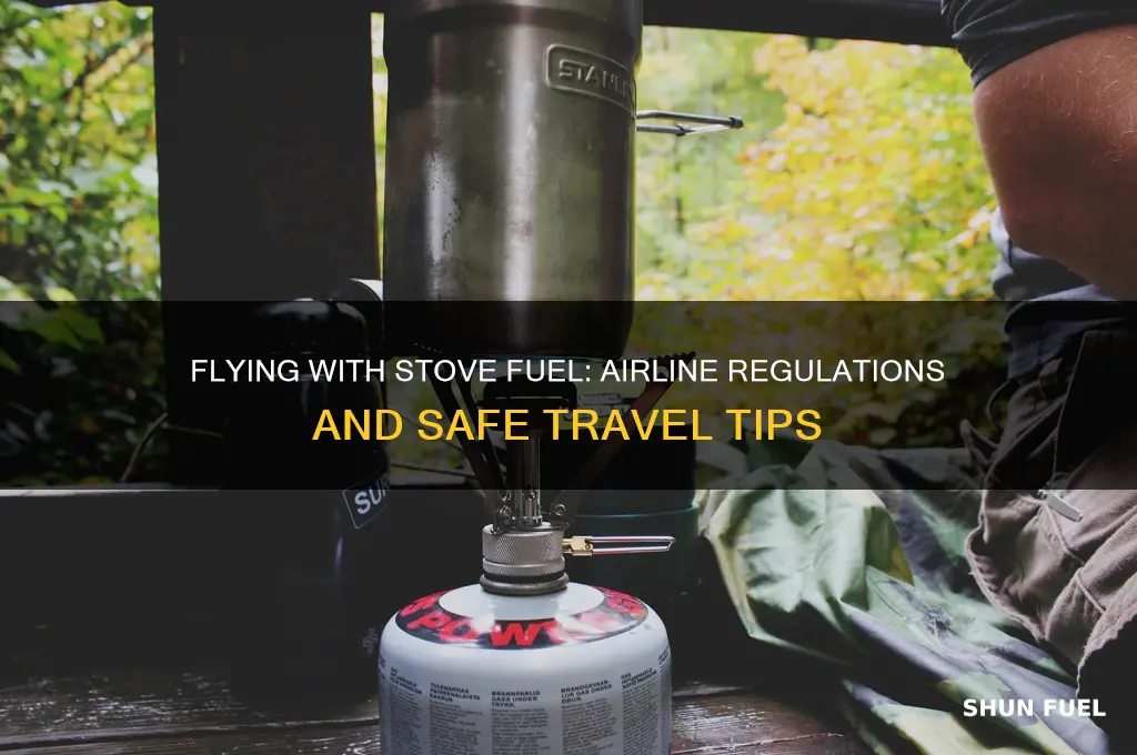 can you bring stove fuel on a plane