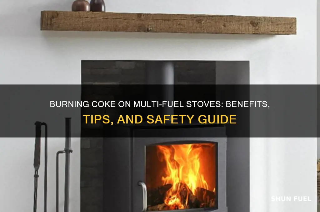 can you burn coke on a multi fuel stove