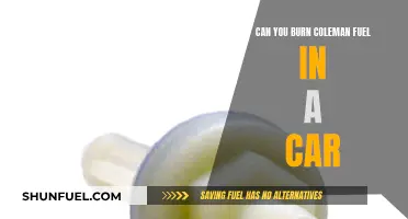 Burning Coleman Fuel in a Car: Safe or Not?