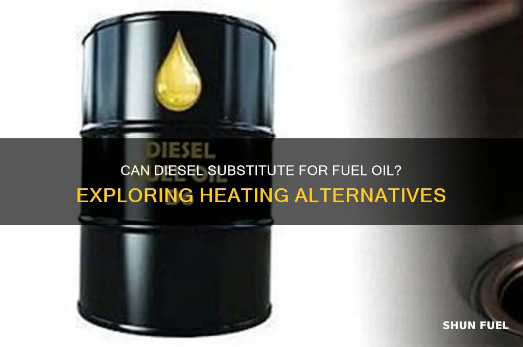 can you burn diesel as fuel oil