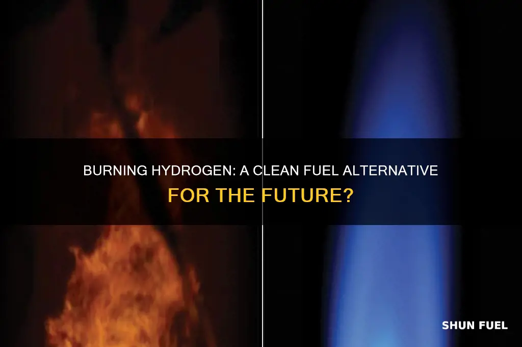 can you burn hydrogen for fuel