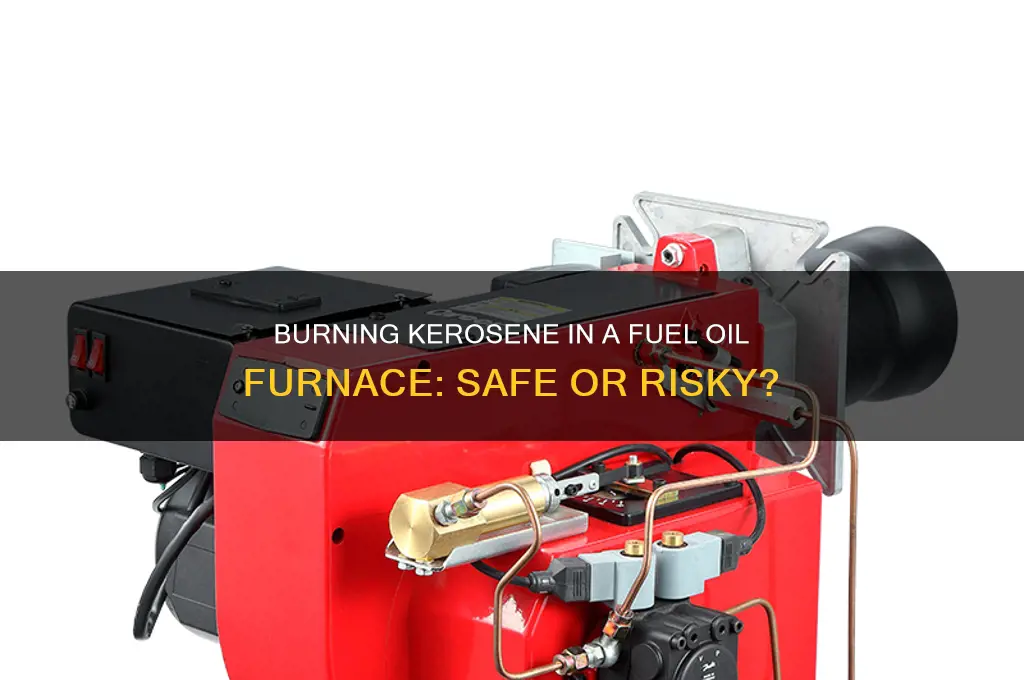 can you burn kerosene in a fuel oil furnace