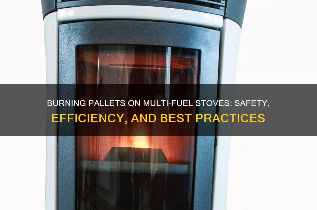 can you burn pallets on a multi fuel stove