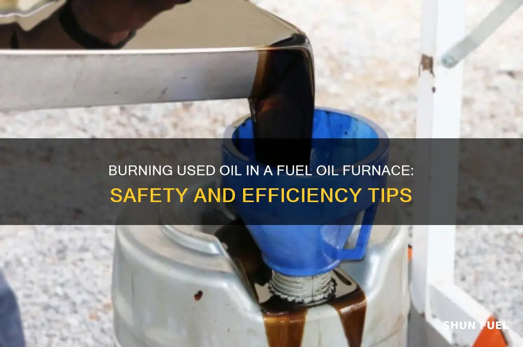 can you burn used oil in a fuel oil furnace