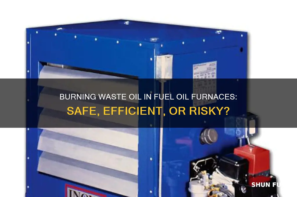 can you burn waste oil in a fuel oil furnace