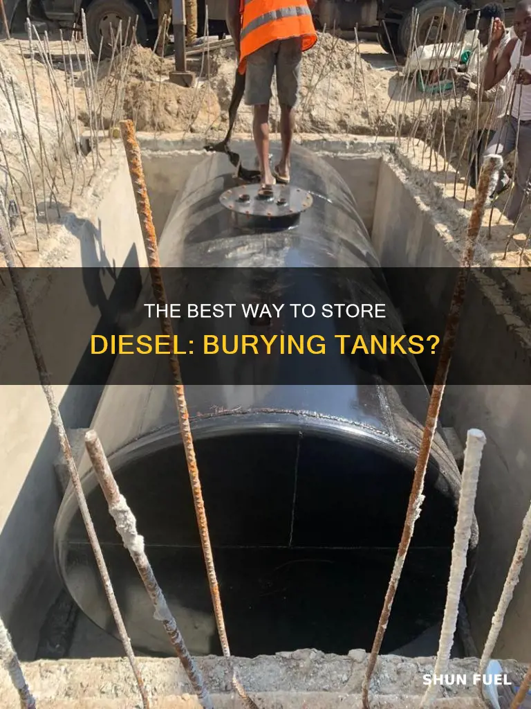 can you bury tanks for diesel fuel