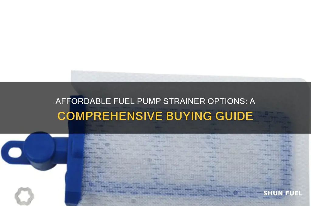 can you buy a cheap fuel pump strainer