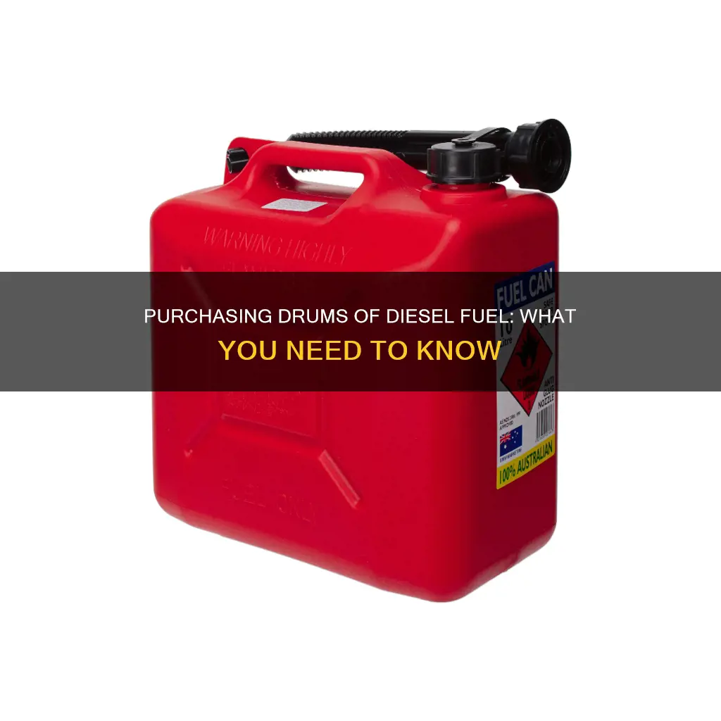 can you buy drum of diesel fuel