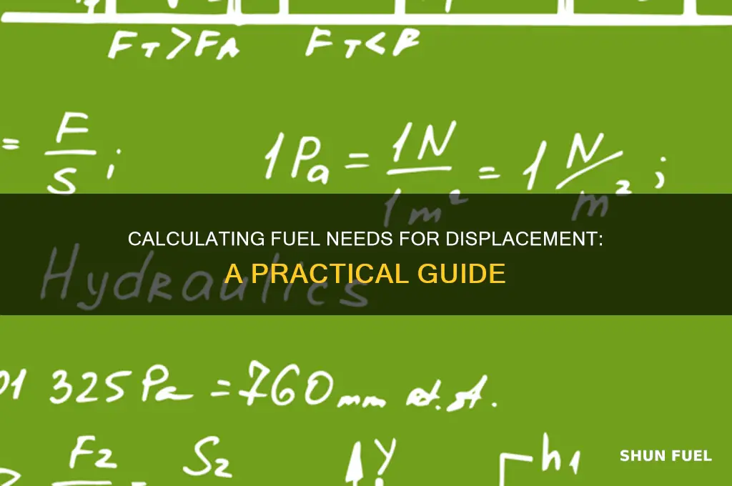 can you calculate fuel requirement for displacement