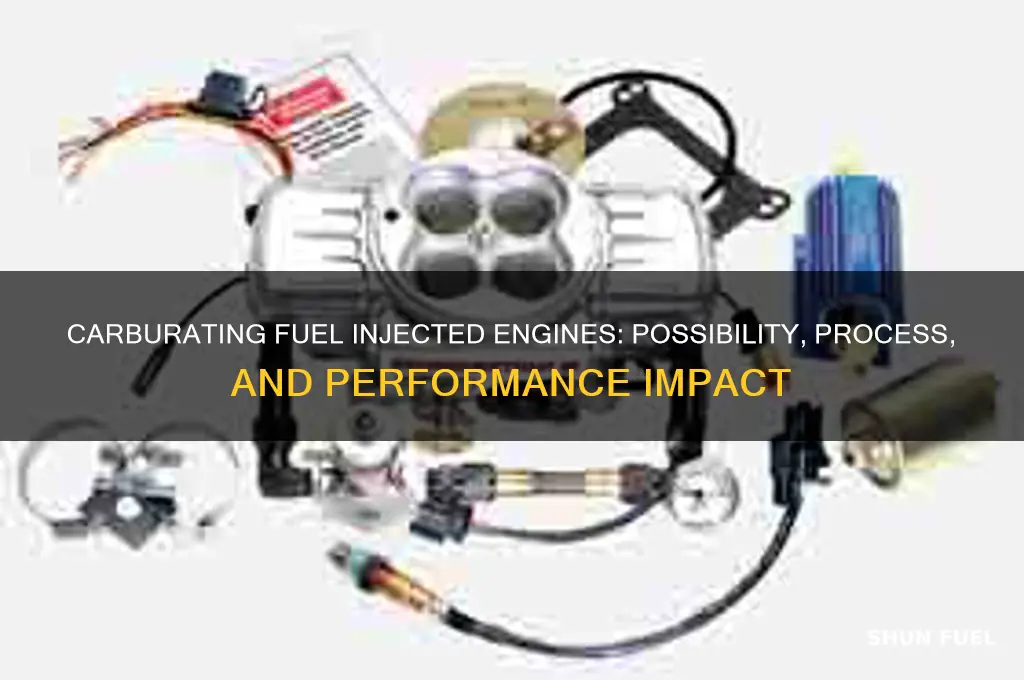 can you carburate a fuel injected engine