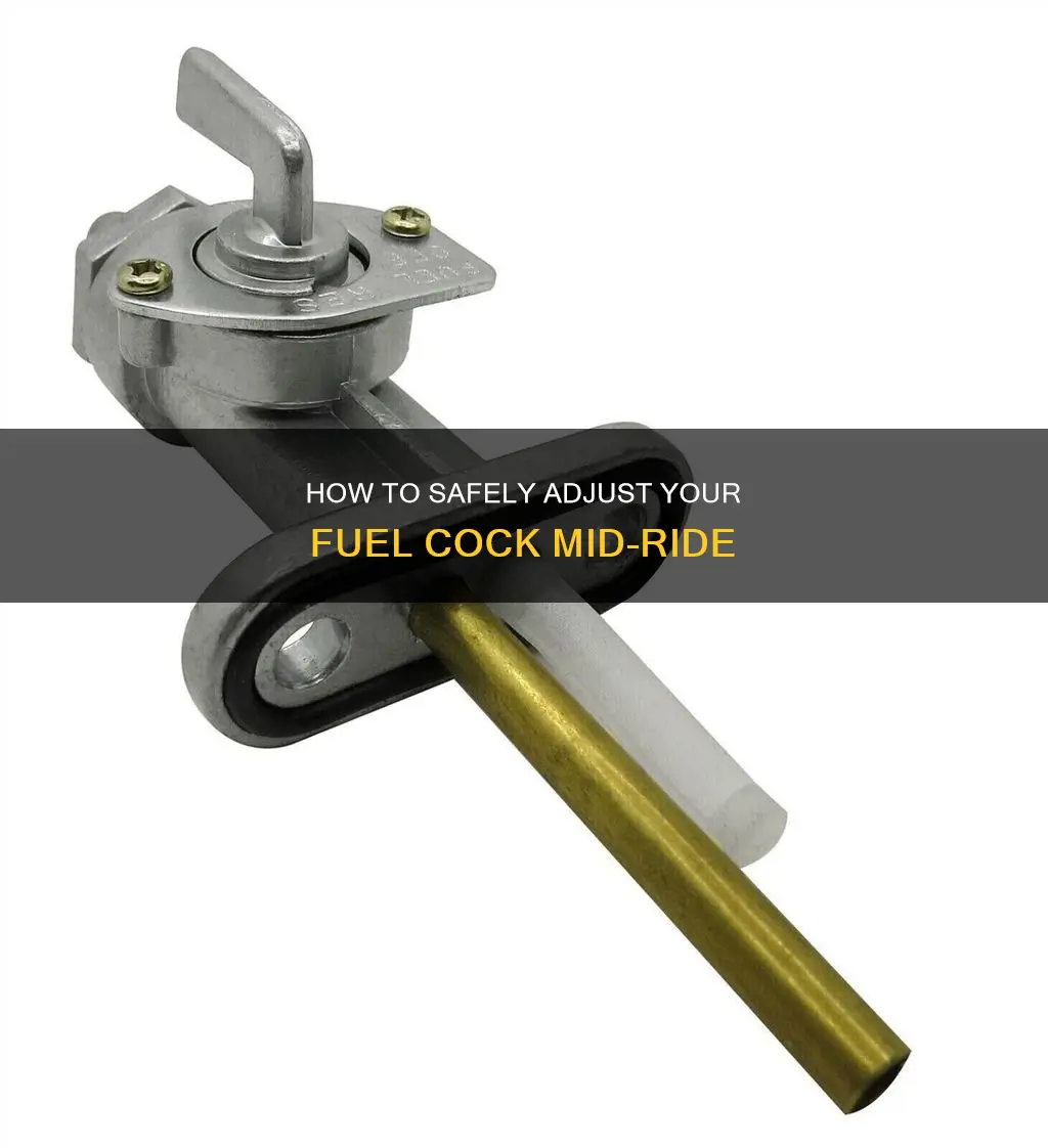 can you change fuel cock while bike on