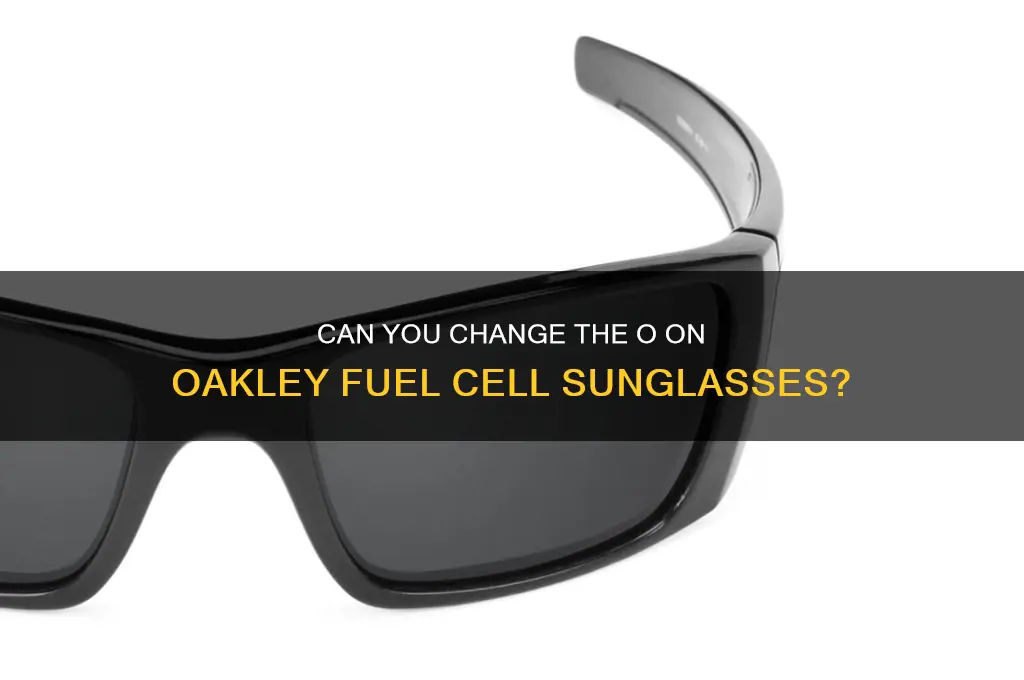 can you change the o on oakley fuel cell