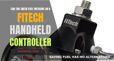 Fitech Handheld Controller: Checking Fuel Pressure