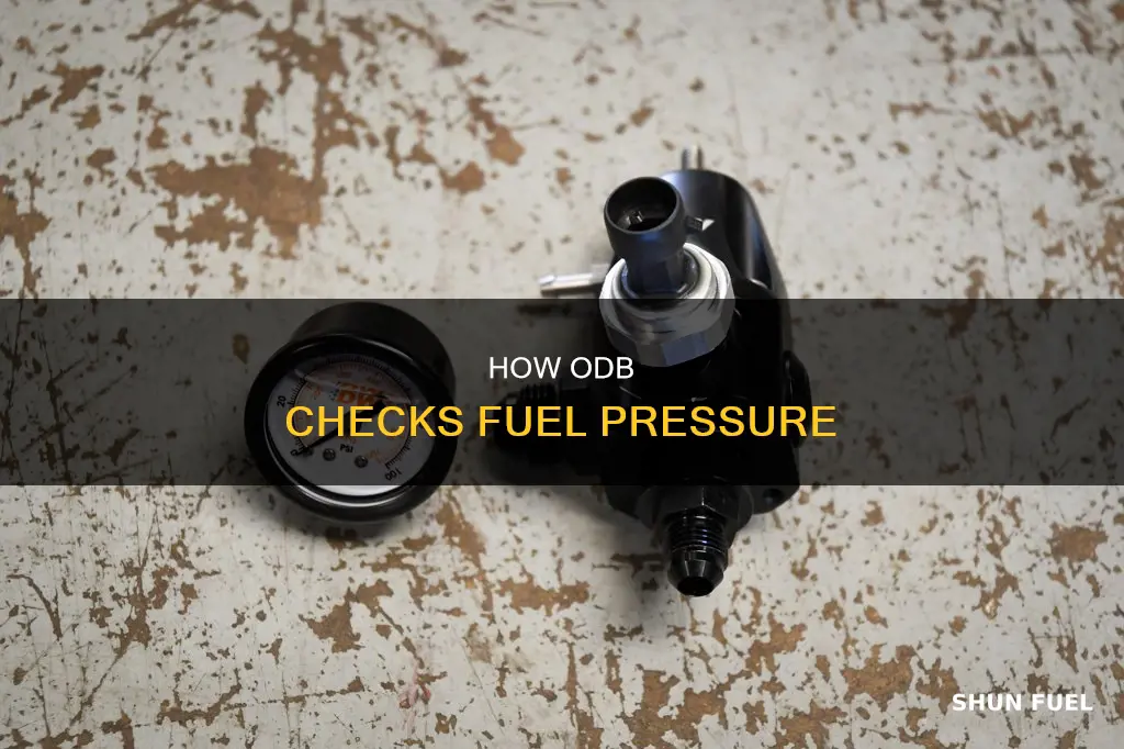 can you check fuel pressure with odb