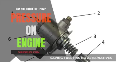 Diagnosing Fuel Pump Pressure: Engine Running Checks