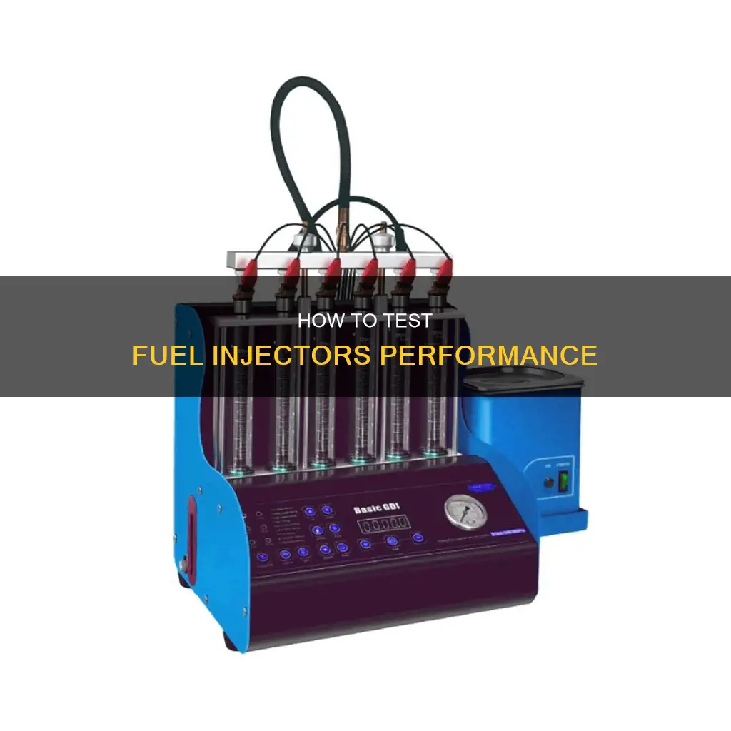 can you check performance of fuel injectors
