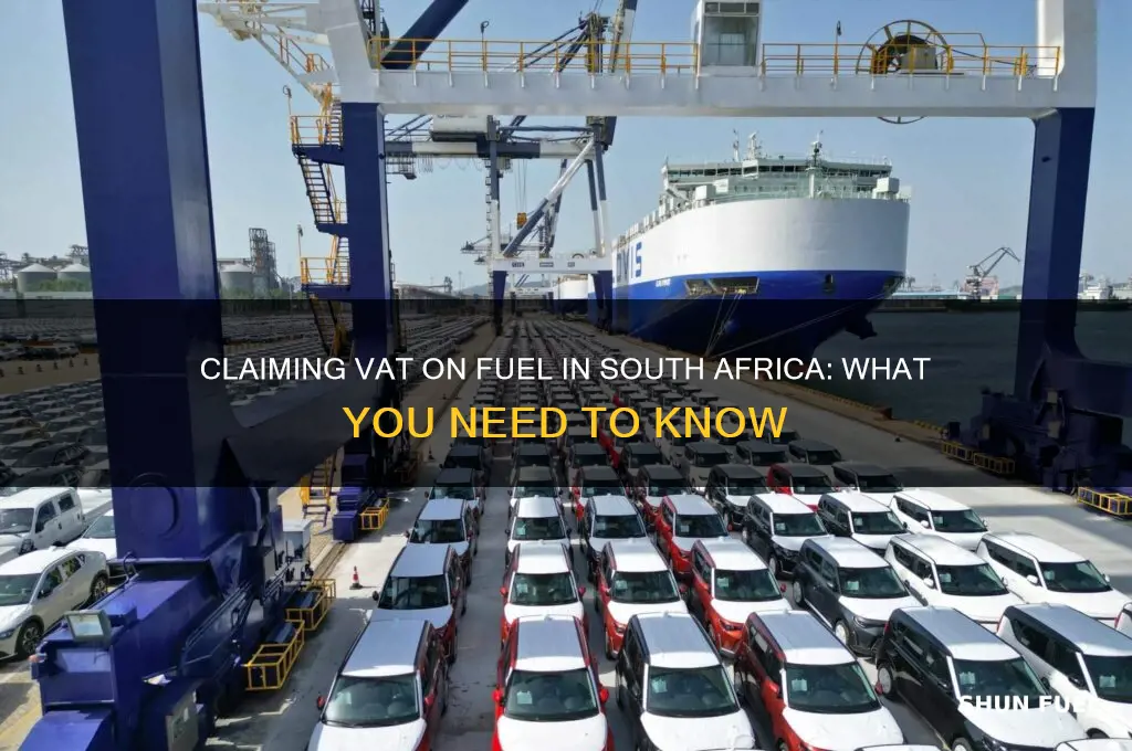can you claim vat on fuel in south africa