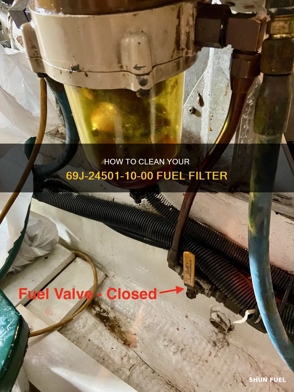 can you clean 69j-24501-10-00 fuel filter