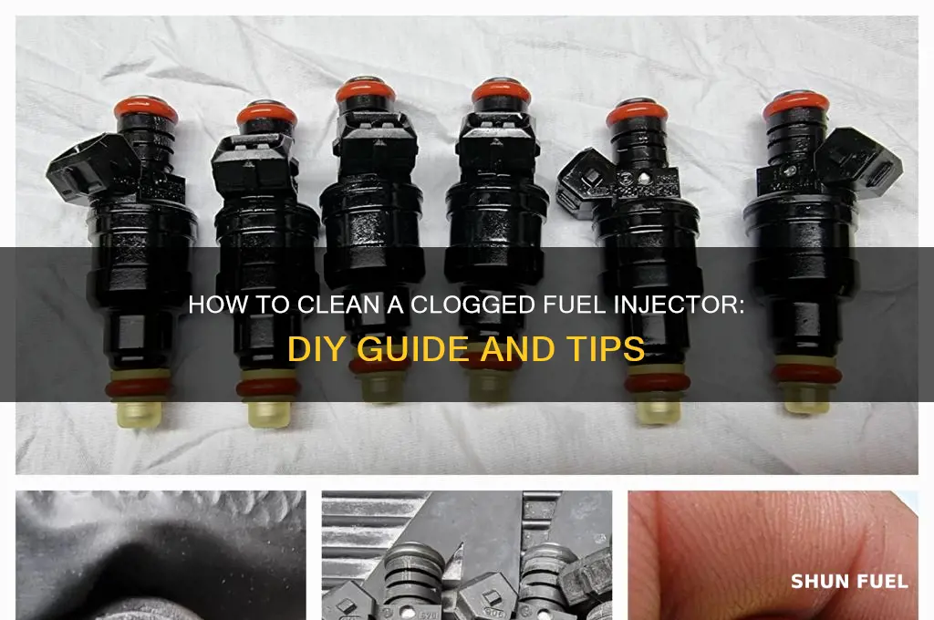can you clean a clogged fuel injector