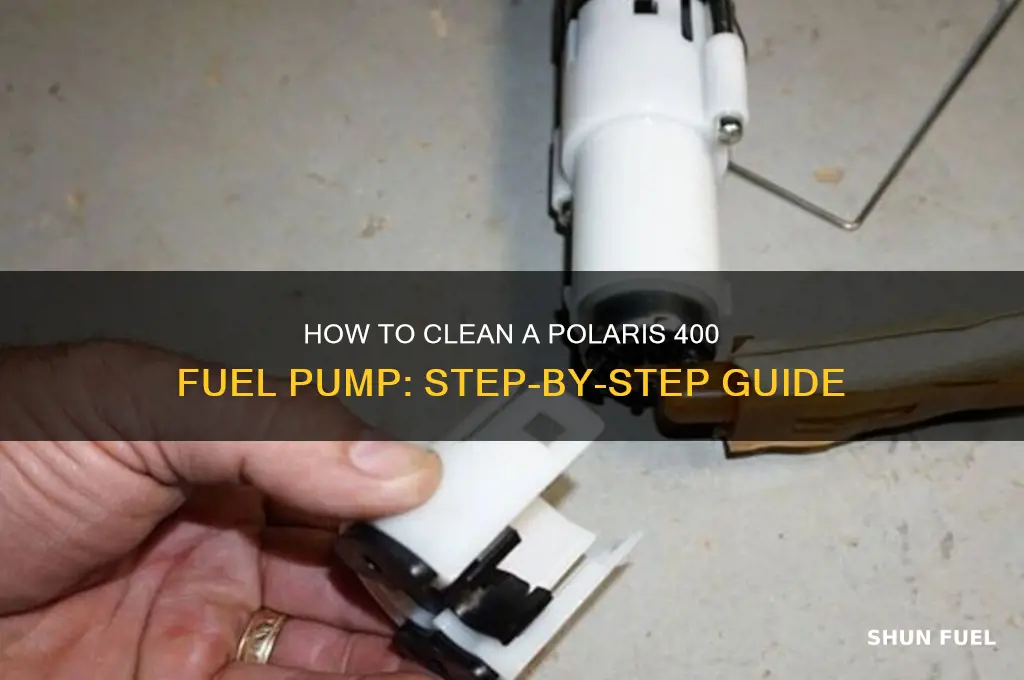 can you clean a polaris 400 fuel pump