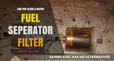 How to Clean a Water Fuel Separator Filter?