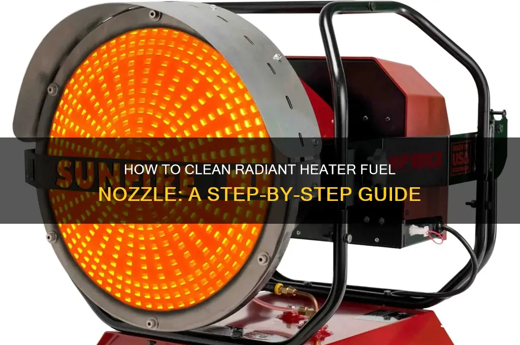 can you clean radiant heater fuel nozzle
