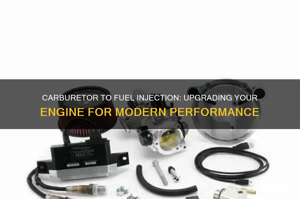 can you convert a carbureted engine to fuel injection