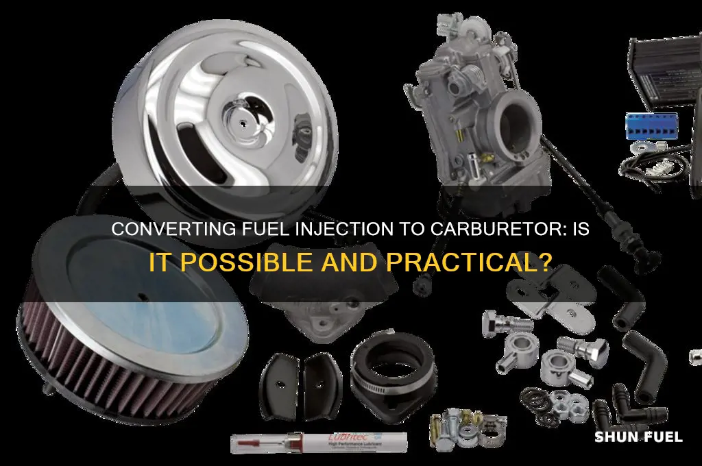 can you convert fuel injection to carb