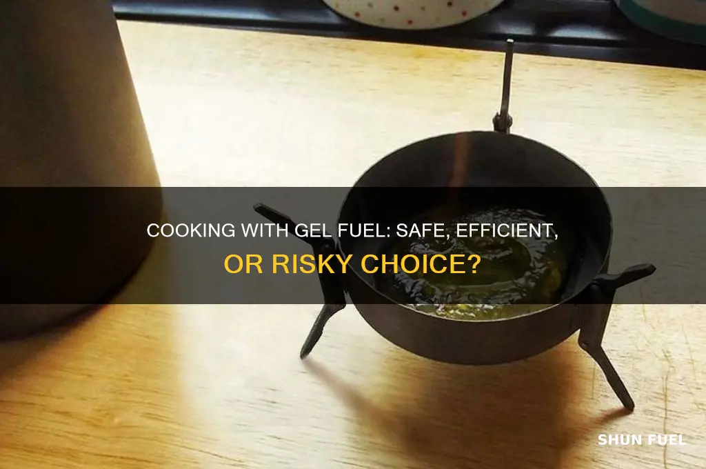 can you cook over gel fuel