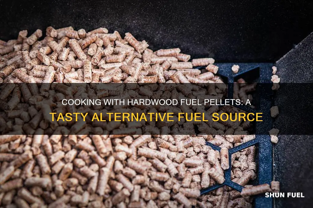 can you cook with hardwood fuel pellets