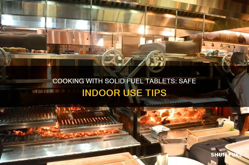 can you cook with solid fuel tablets inside