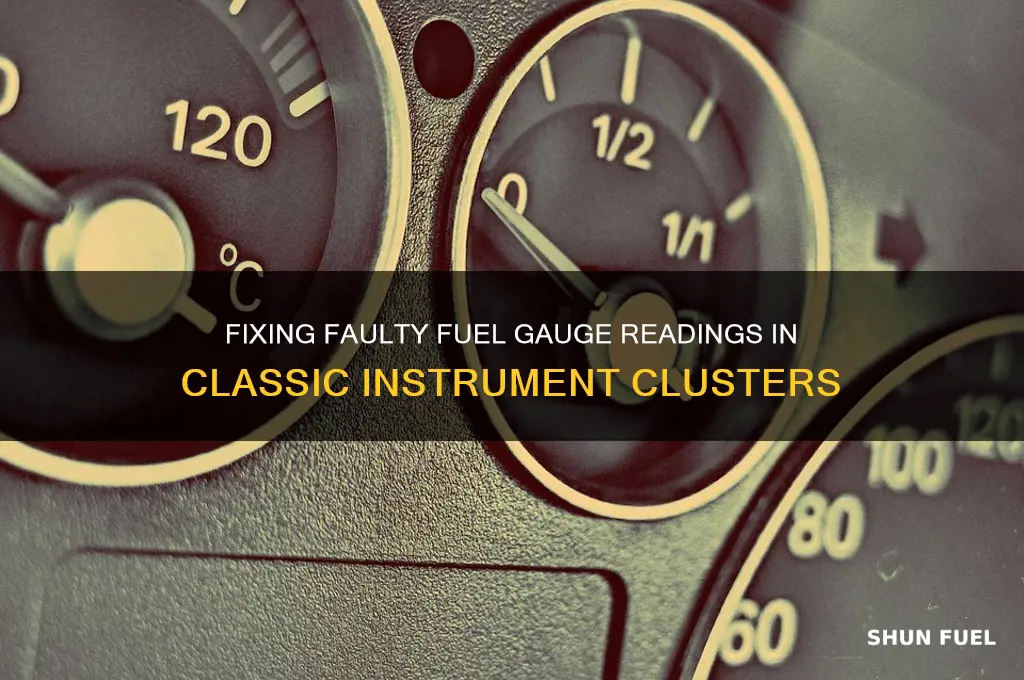 can you correct incorrect fuel guage reading on classic instruments