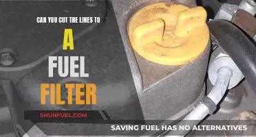 Fuel Filter Maintenance: Can You Cut the Lines?