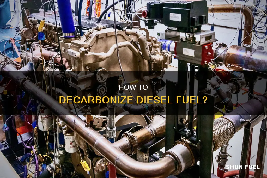 can you decarbon diesel fuel