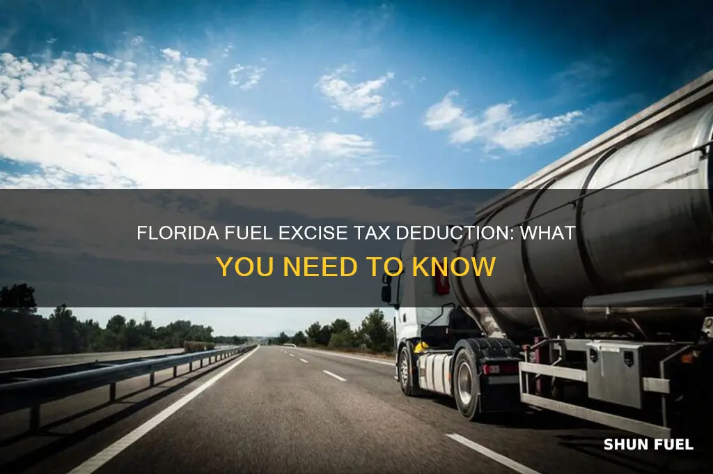 can you deduct fuel excise tax on florida taxes