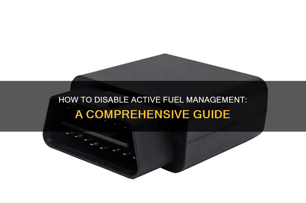 can you delete active fuel management