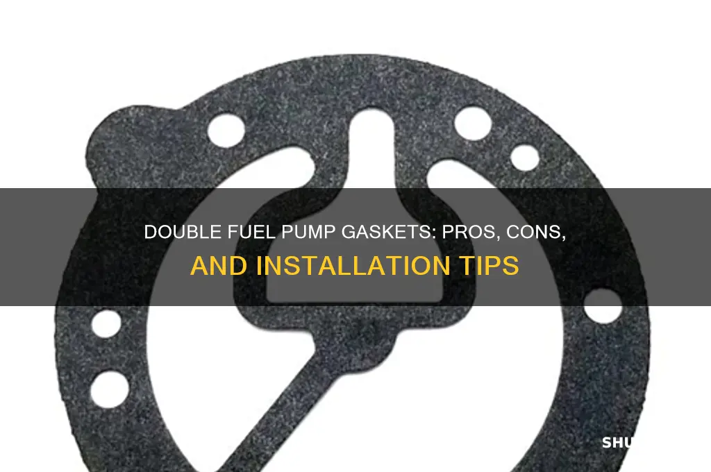 can you double fuel pump gaskets