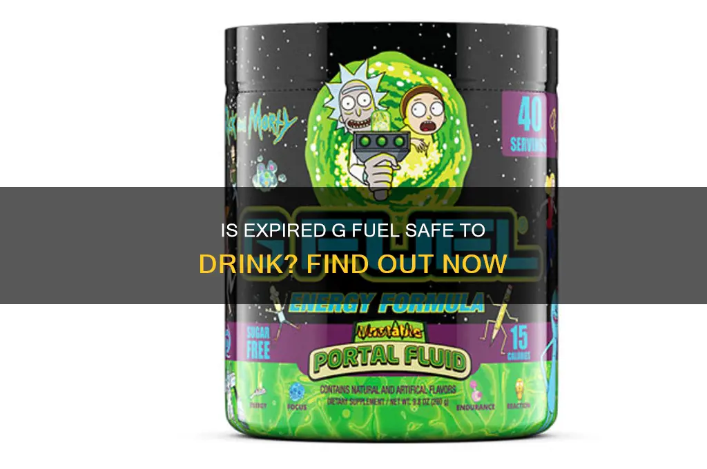can you drink expired g fuel