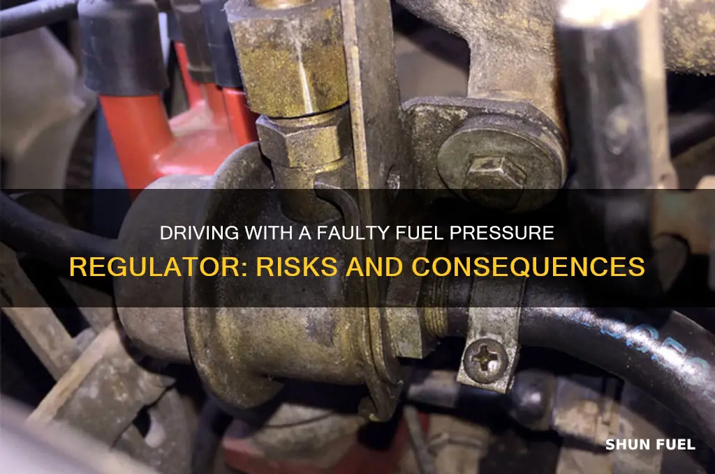 can you drive with a bad fuel pressure regulator