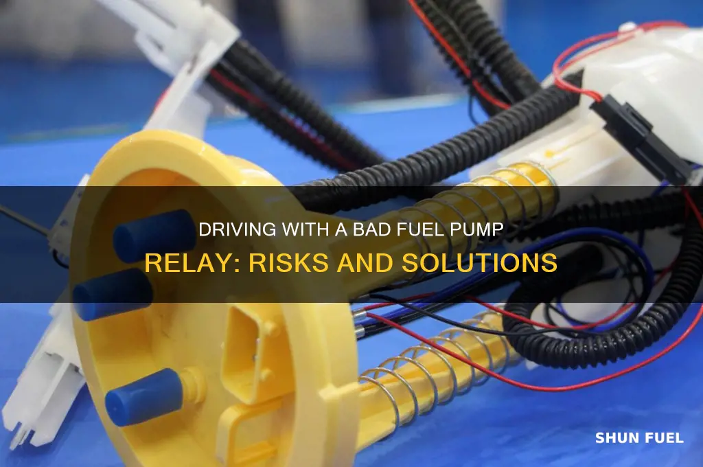 can you drive with a bad fuel pump relay