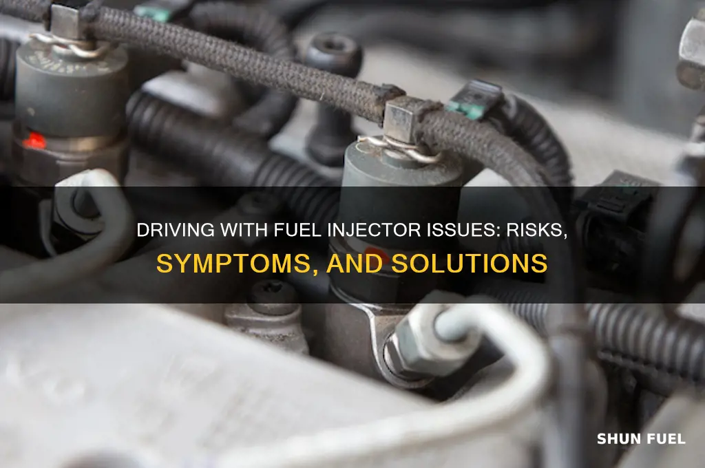 can you drive with fuel injector problems