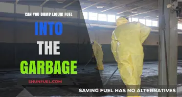Dumping Liquid Fuel in Garbage: Risks, Regulations, and Safe Disposal Tips