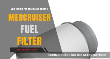 How to Drain Water from a Mercruiser Fuel Filter