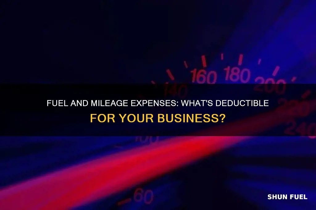 can you expense fuel and mileage